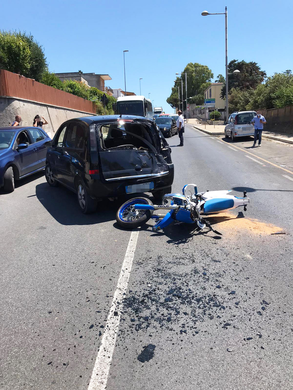 Incidente sull’Aurelia a Civitavecchia: grave 16enne