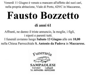 FAUSTO BOZZETTO