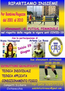 Atletico Tirrena al via con tante novità