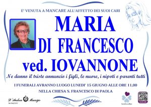 MARIA DI FRANCESCO ved IOVANNONE