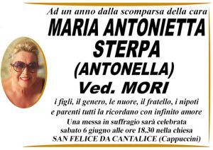 MARIA ANTONIETTA STERPA (ANTONELLA) ved. MORI