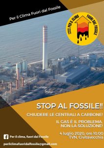 “No al Fossile”, manifestazione dei comitati ambietalisti ill 4 luglio a TVN