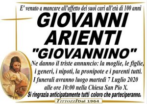 GIOVANNI ARIENTI “GIOVANNINO”