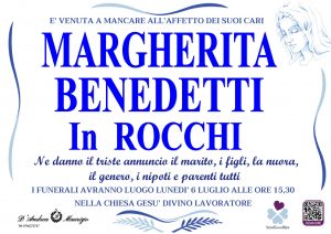 MARGHERITA BENEDETTI in ROCCHI