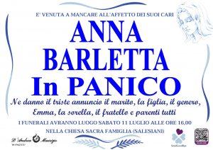 ANNA BARLETTA in PANICO