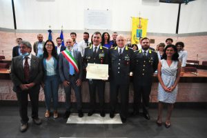 Cittadinanza onoraria alla Stazione navale della Gdf