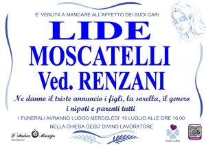 LIDE MOSCATELLI ved. RENZANI
