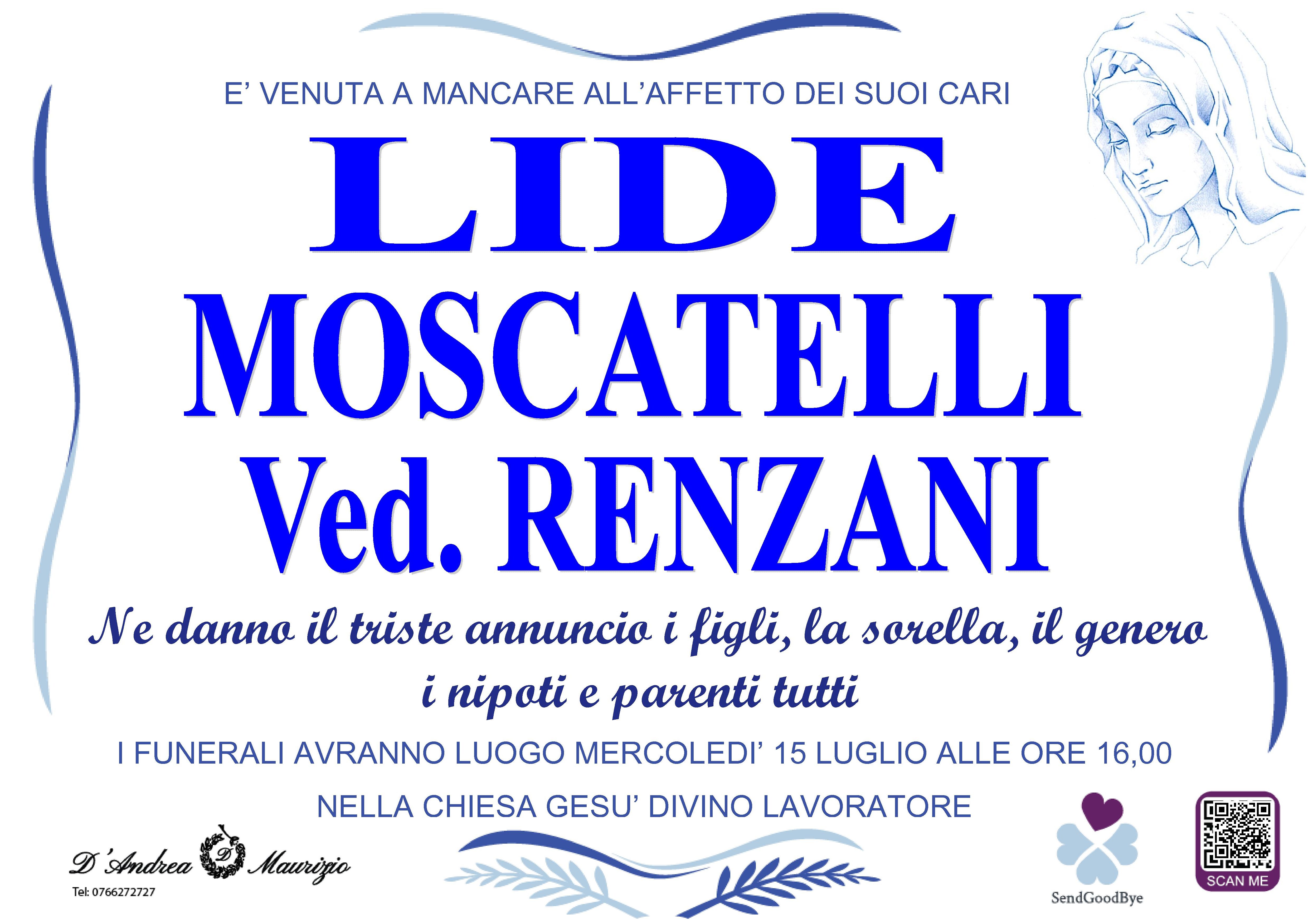 LIDE MOSCATELLI ved. RENZANI