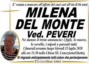 MILENA DEL MONTE ved. PEVERI