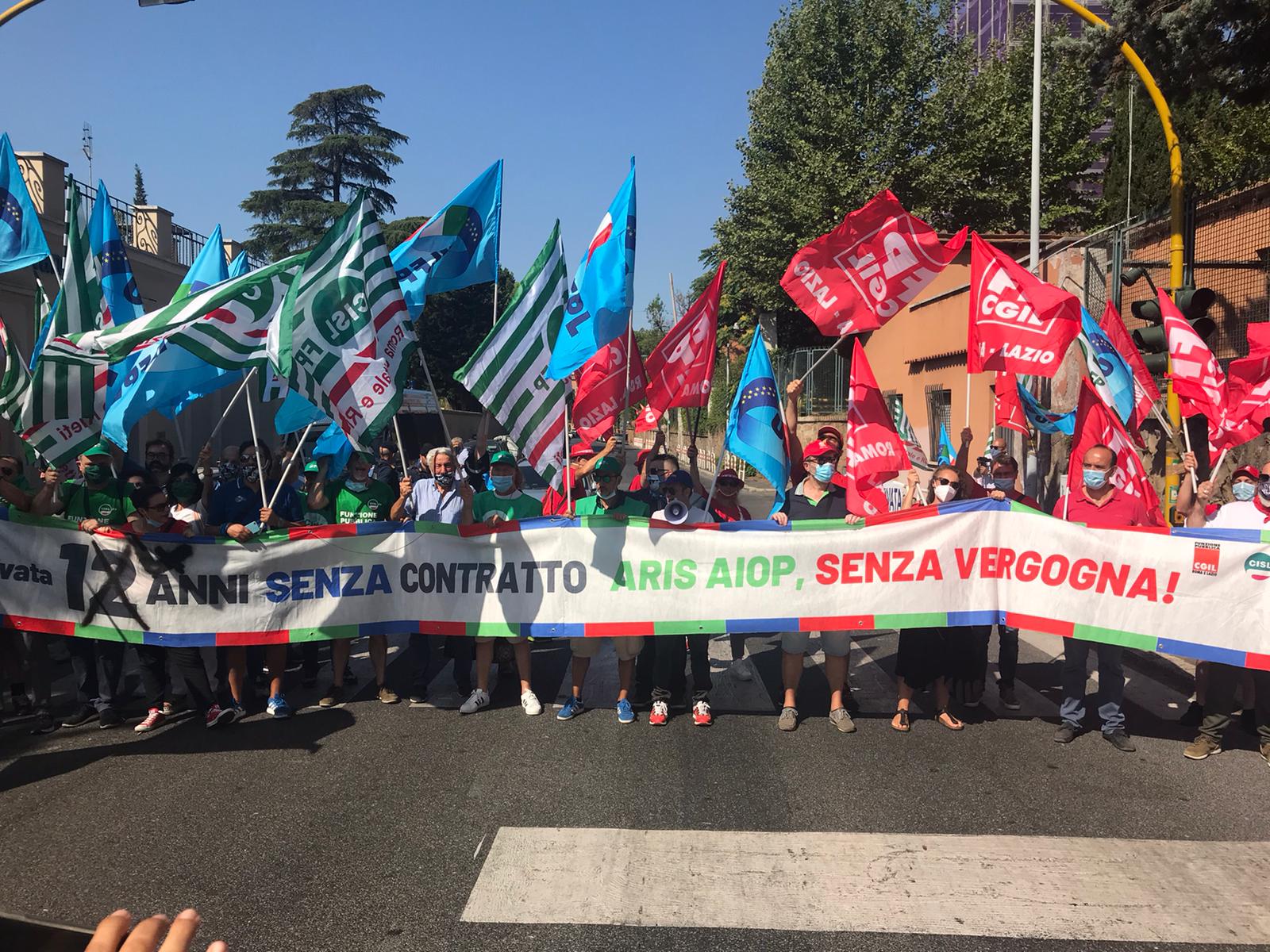Sanità privata, anche Civitavecchia presente al sit-in romano
