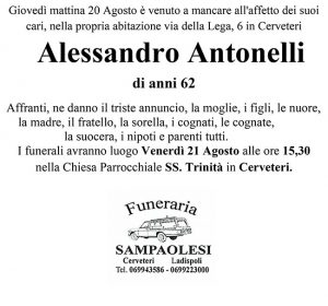 ALESSANDRO ANTONELLI di anni 62