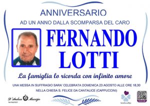 FERNANDO LOTTI – Anniversario