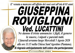 GIUSEPPINA ROVIGLIONI ved. LUCATTINI