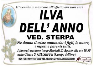 ILVA DELL’ANNO ved. STERPA