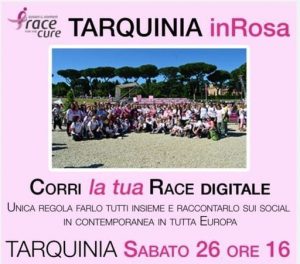 “Tarquinia in Rosa” con grande entusiasmo aderisce alla “Race for the Cure 2020”,