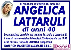 ANGELICA LATTARULI di anni 40