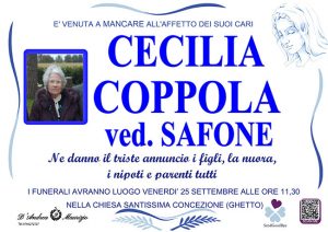 CECILIA COPPOLA ved. SAFONE