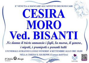 CESIRA MORO ved. BISANTI