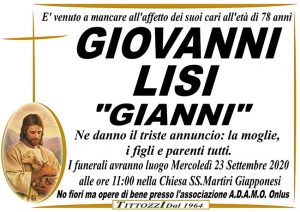 GIOVANNI LISI “GIANNI”