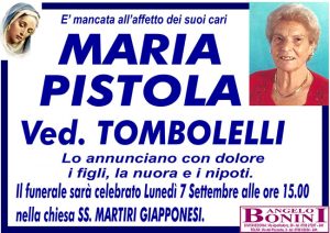 MARIA PISTOLA ved. TOMBOLELLI