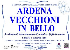 ARDENA VECCHIONI in BELLO