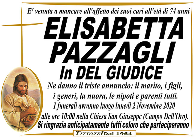 ELISABETTA PAZZAGLI in DEL GIUDICE