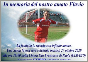 FLAVIO GAGLIARDINI – Anniversario