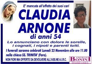 CLAUDIA ARNONE di anni 54