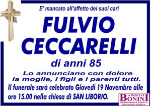 FULVIO CECCARELLI di anni 85