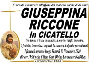 GIUSEPPINA RICCONE in CICATELLO