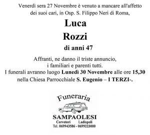 LUCA ROZZI di anni 47