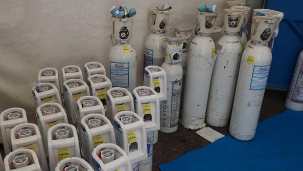 Ossigeno, sempre meno bombole