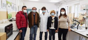 Il responsabile locale Cia Andrea Ferrante in visita al Cardarelli di Tarquinia