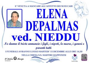 ELENA DE PALMAS ved. NIEDDU