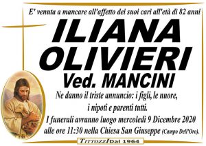 ILIANA OLIVIERI ved. MANCINI