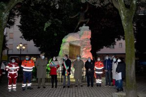 Inaugurato il nuovo impianto di illuminazione ai Caduti