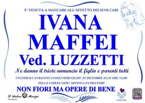 IVANA MAFFEI ved. LUZZETTI