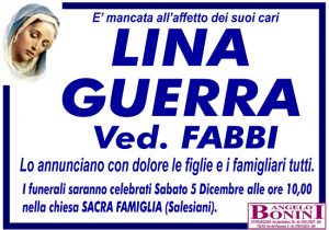 LINA GUERRA ved. FABBI