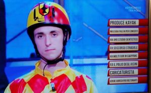 Il fantino della contrada Ghetto protagonista nel programma Rai: ”I soliti ignoti”