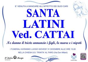 SANTA LATINI ved. CATTAI