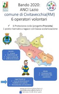 Servizio civile con “ProCivita”: c’è tempo fino al 15 febbraio