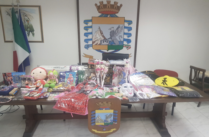 Gdf, carnevale e San Valentino: sequestrati 68mila prodotti non conformi