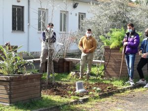 Cardarelli, piantato un giovane albero di mandorlo per ricordare la studentessa Marlena Ermini