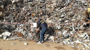 Sequestrato a Civitavecchia un centro di demolizioni auto