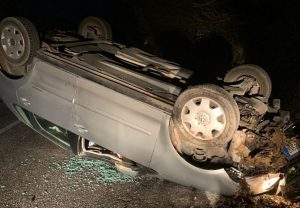 Braccianese Claudia, si ribalta un’auto: illesi conducente e passeggero