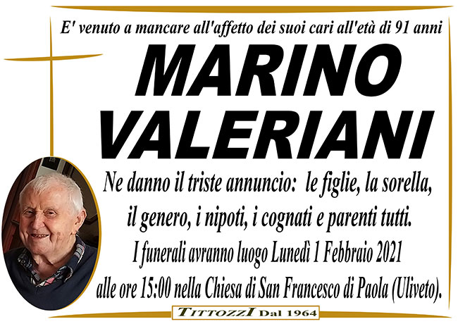 MARINO VALERIANI