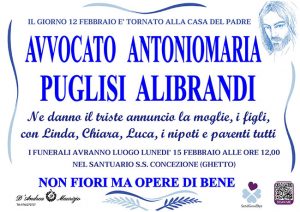 Avv. ANTONIOMARIA PUGLISI ALIBRANDI