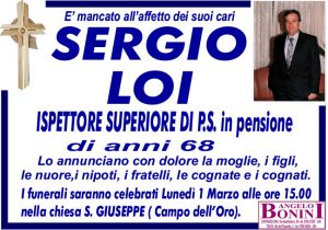 SERGIO LOI di anni 68