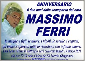 MASSIMO FERRI – Anniversario