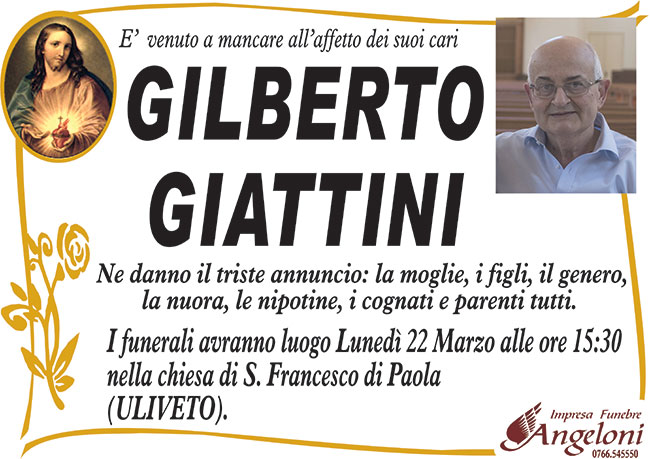 GILBERTO GIATTINI